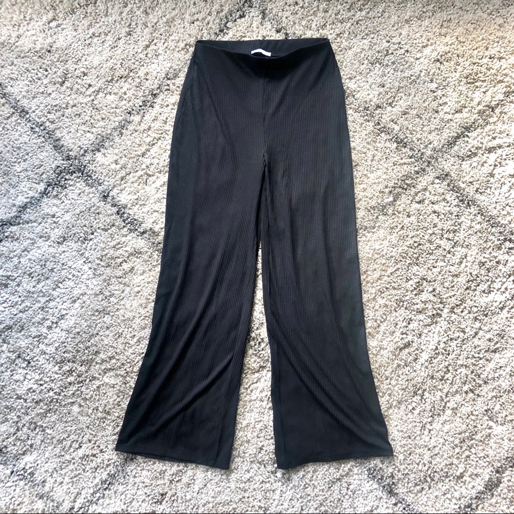 Zara Black Wide Leg Pants